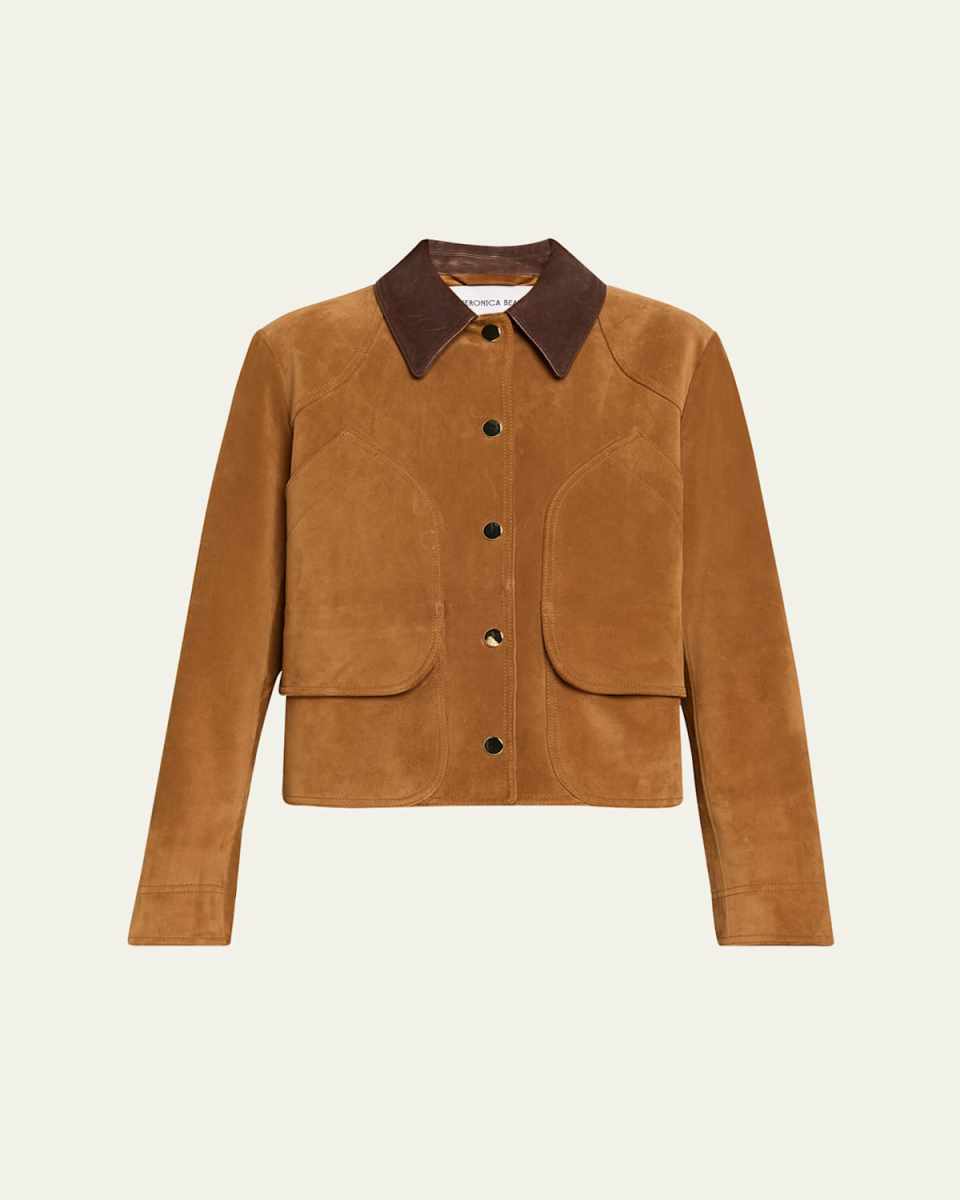 Walters Cropped Suede Jacket